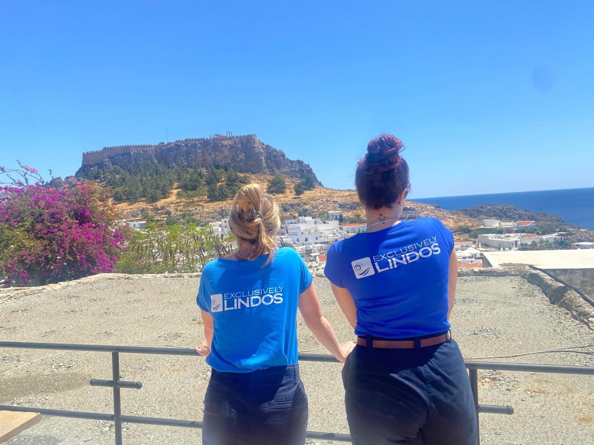 Villa Valasia Lindos With Acropolis View Экстерьер фото